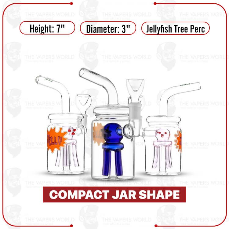 Hemper 7" Jellyfish Jar Bong