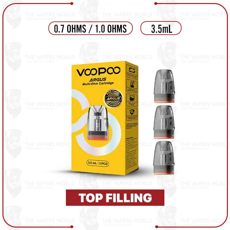 VooPoo Argus Multi-Ohm Replacement Pod - 3PK
