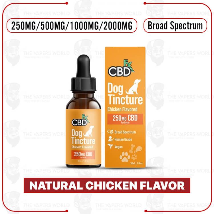 CBDFx CBD Oil for Dogs – Chicken Flavored – 2000MG Extra Strength