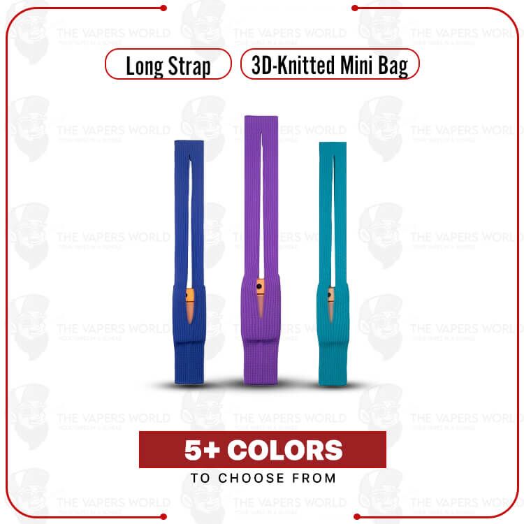 Phone Pocket 3D-Knitted Mini Bag for Phone & Vape – Long Strap