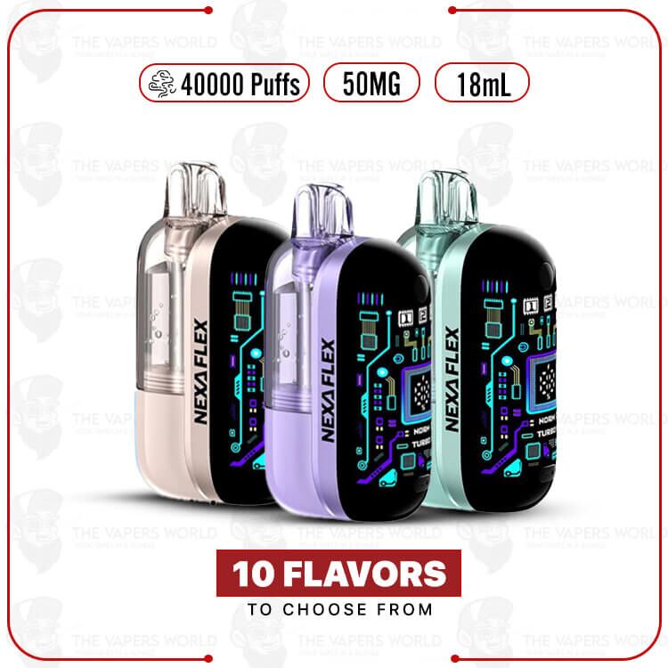 Nexa Flex Crystal Kit 40K Puffs Disposable