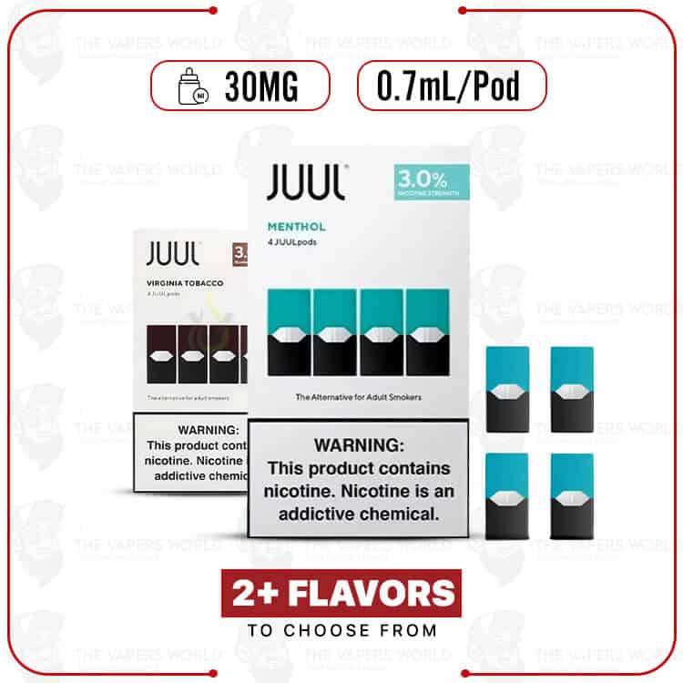 JUUL Pods – 3% Nicotine – 0.7ml – 4 CT