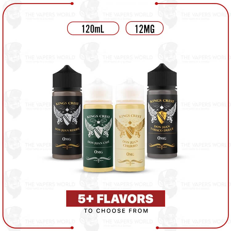 King’s Crest 120ml E-Juice 12MG
