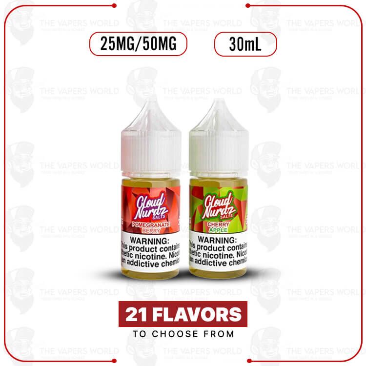 Cloud Nurdz Salts Synthetic Nicotine 30mL E-Juice