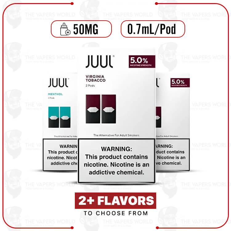 JUUL Pods – 5% Nicotine – 0.7ml – 2 CT