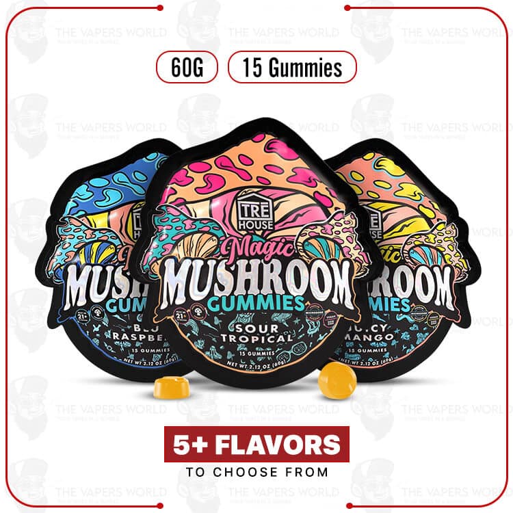 TRĒ House Magic Mushroom Blend Gummies – 15 Count