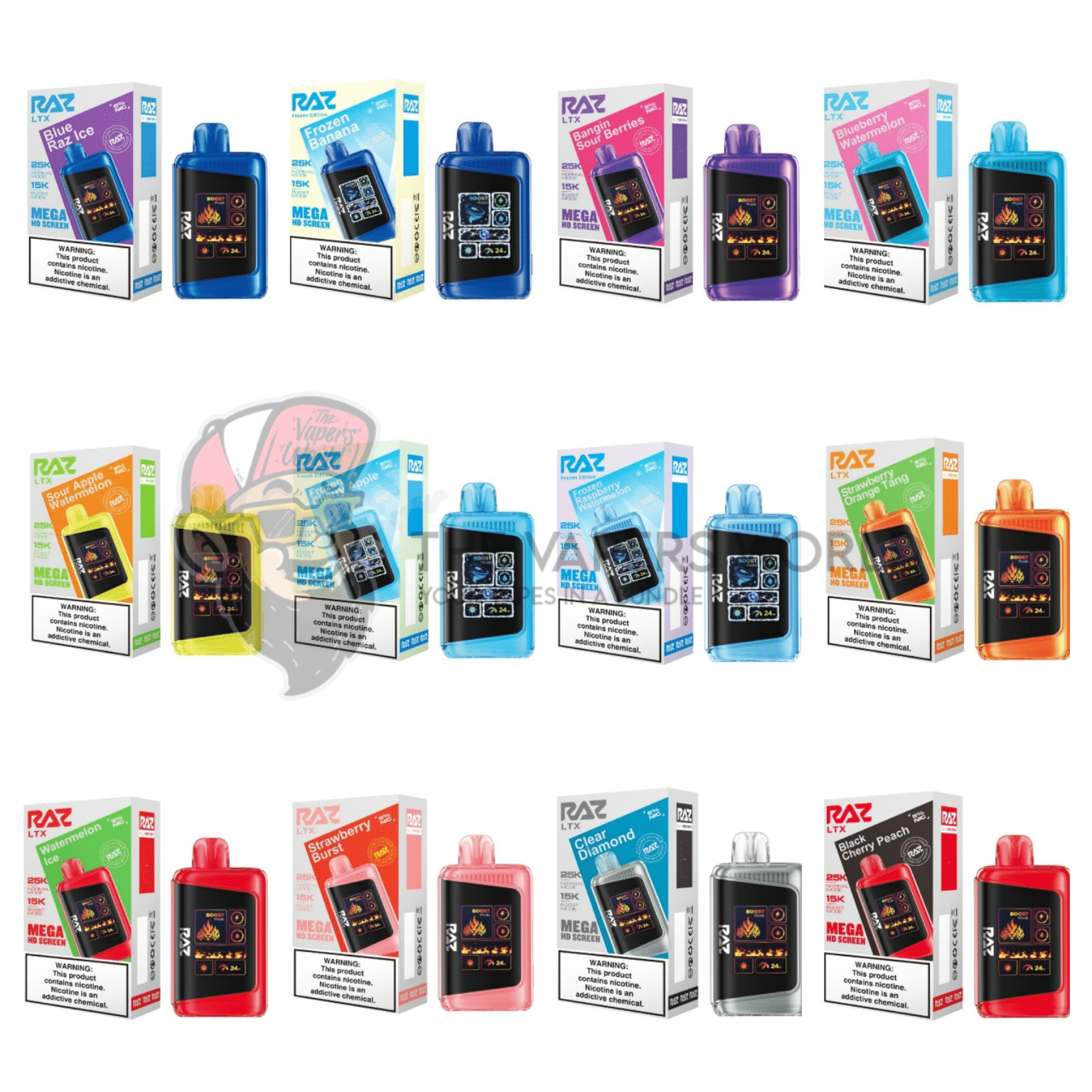 Raz LTX 25K 0% Nic Disposable Vape - Image 2