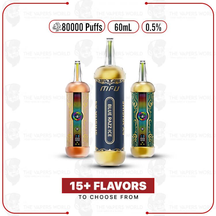 MFU SHISHA X4 Hookah 80000 Puff Disposable