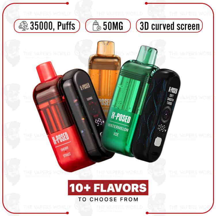 X-Posed 35K Pod 5% 35,000 Puffs Disposable
