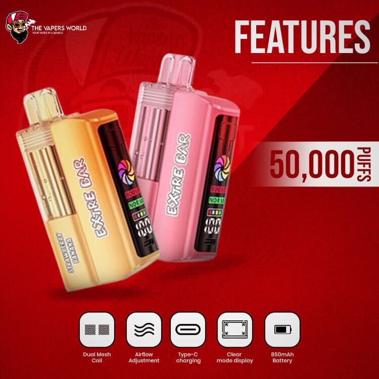 Extre Bar Switch Ultra 50K Puffs Vape Kit - Image 2