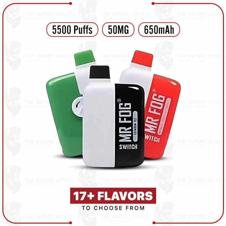 Mr Fog Switch SW5500 5% 5500 Puffs Disposable