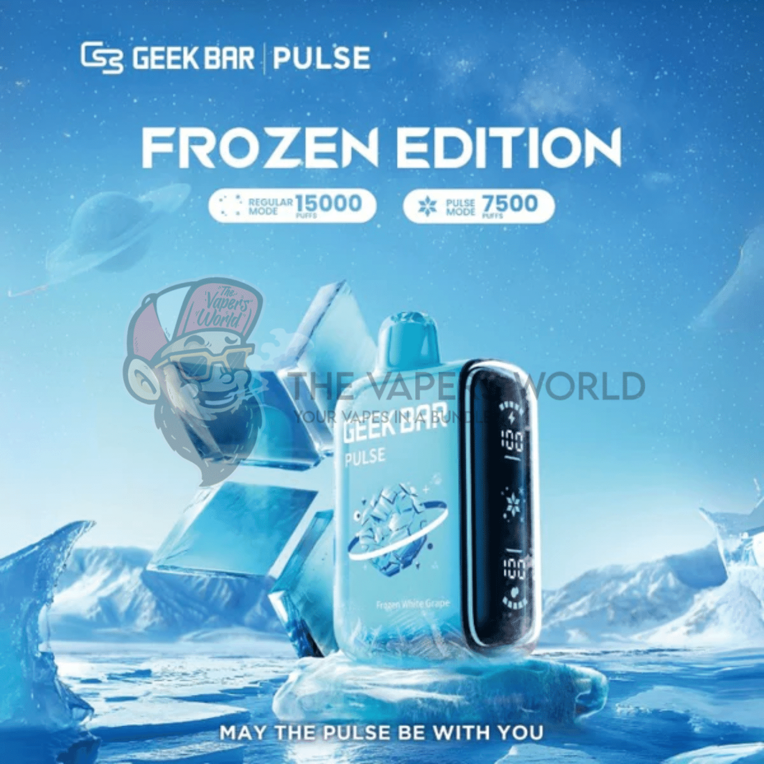 Geek Bar Pulse FROZEN Edition Disposable Vape 15000 Puffs - Image 3