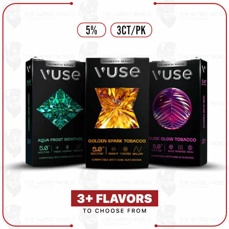 Vuse Prismatic Series Pods 5.0% - 3CT PK